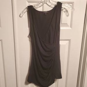 Express black tank top with faux wrap front - Women's Medium